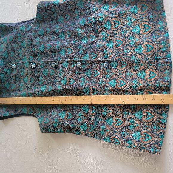 Mens Hike Wedding Waistcoat Nehru Jacket Asian Indian Pakistani Size 42 - Picture 8 of 13